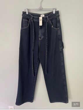 CLOSED Blue Jeans with Self-Tie Belt